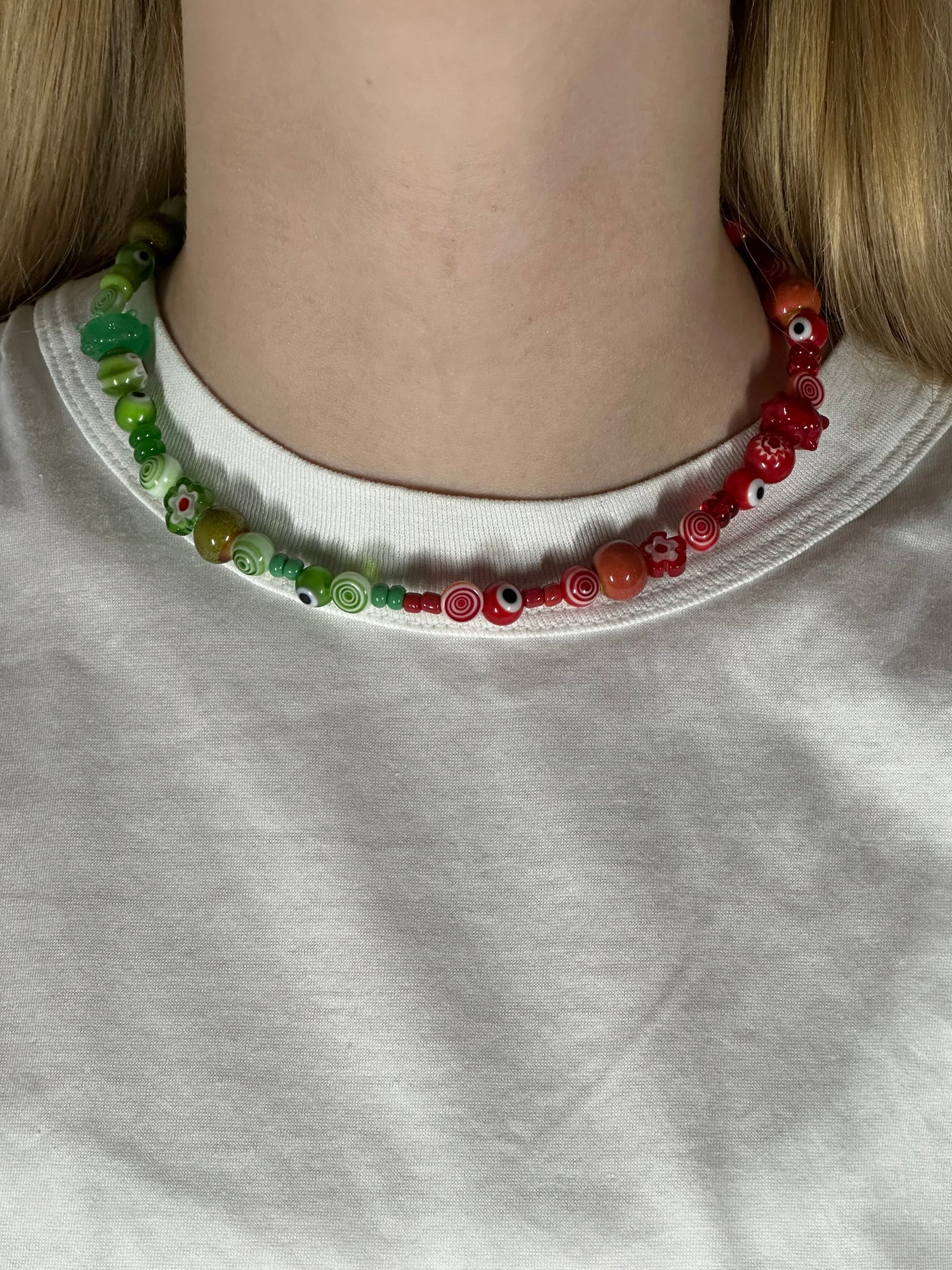 1 OF 1 RED & GREEN