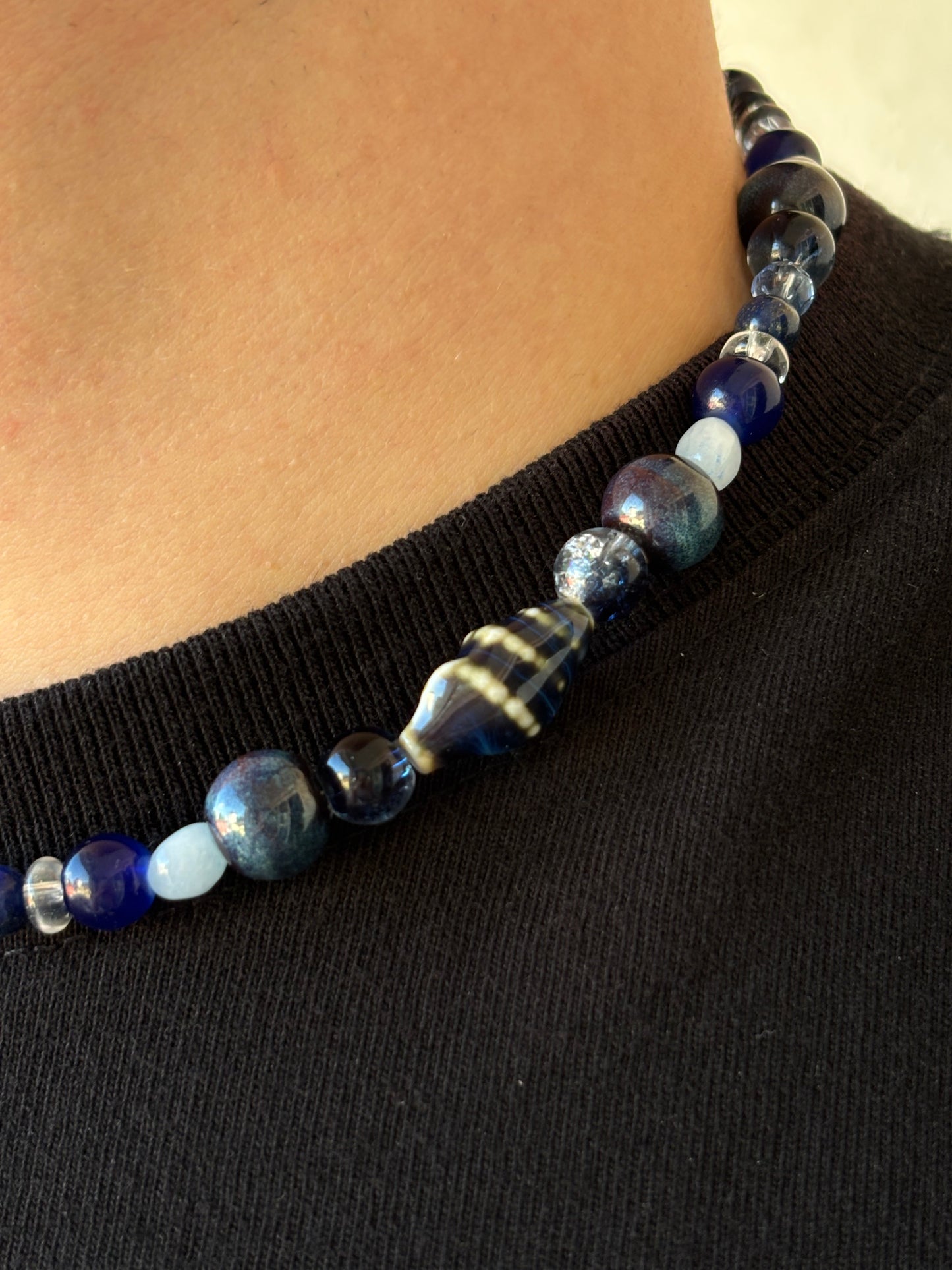 1 OF 1 BLUE SEA NECKLACE
