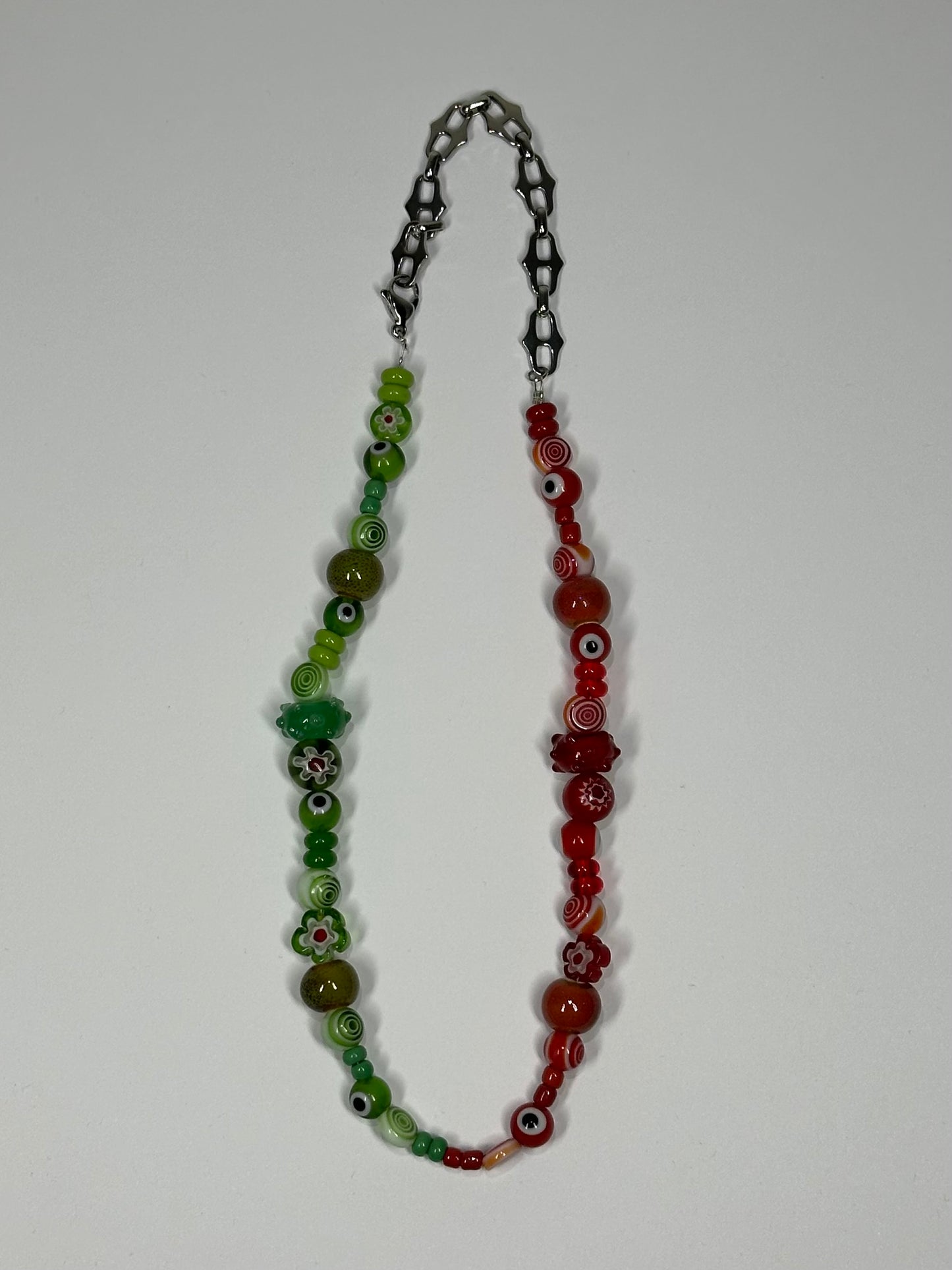 1 OF 1 RED & GREEN