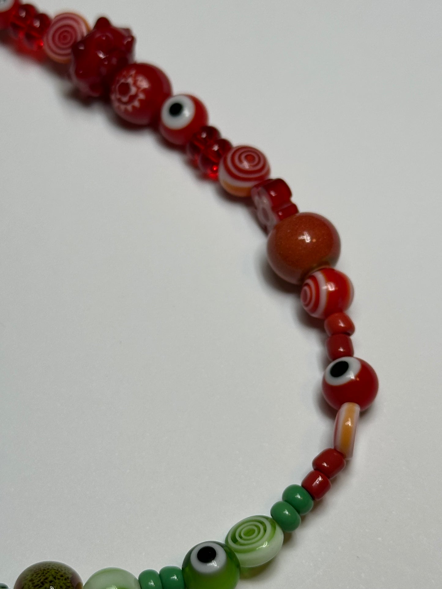 1 OF 1 RED & GREEN