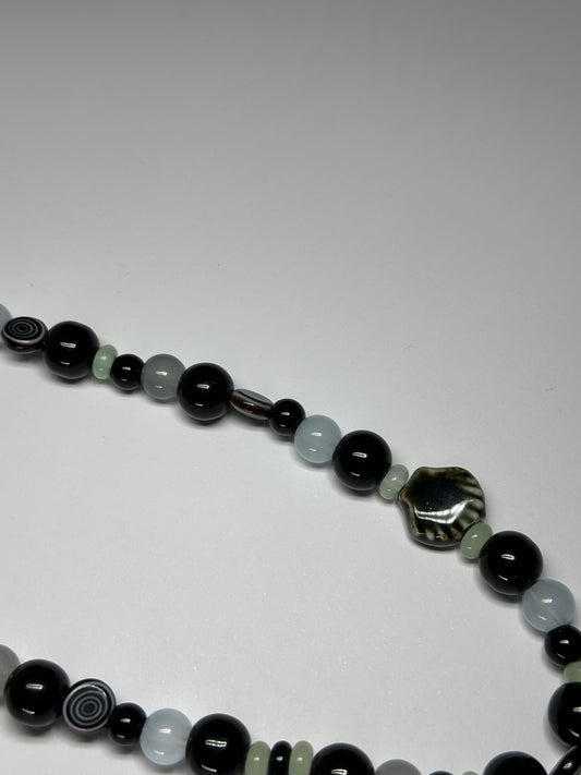 1 OF 1  DARK SHELL NECKLACE