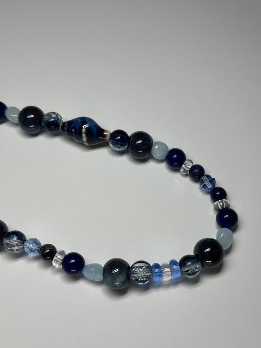 1 OF 1  BLUE SEA NECKLACE