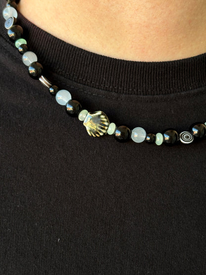 1 OF 1  DARK SHELL NECKLACE
