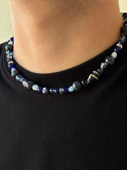 1 OF 1  BLUE SEA NECKLACE