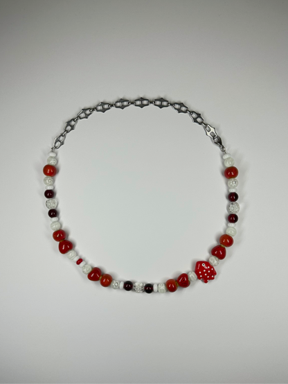 1 OF 1 RED FISH NECKLACE